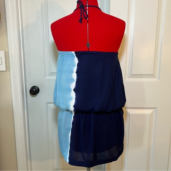 Young Fabulous & Broke Tie Dye Mini Halter Dress with Elastic Waist - Picture 2 of 7